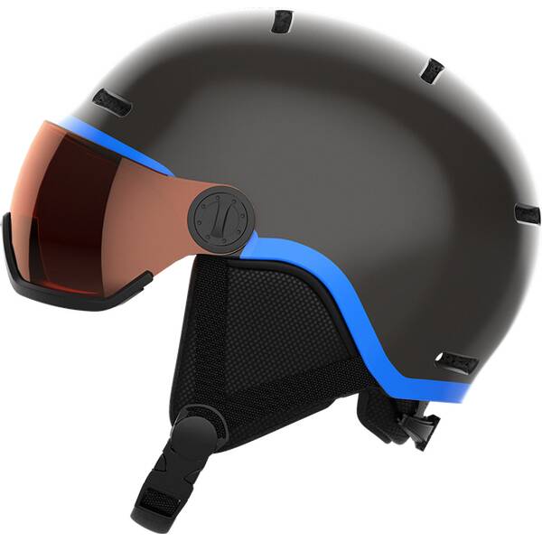 Thumbnail - SALOMON Kinder Helm GROM VISOR Black