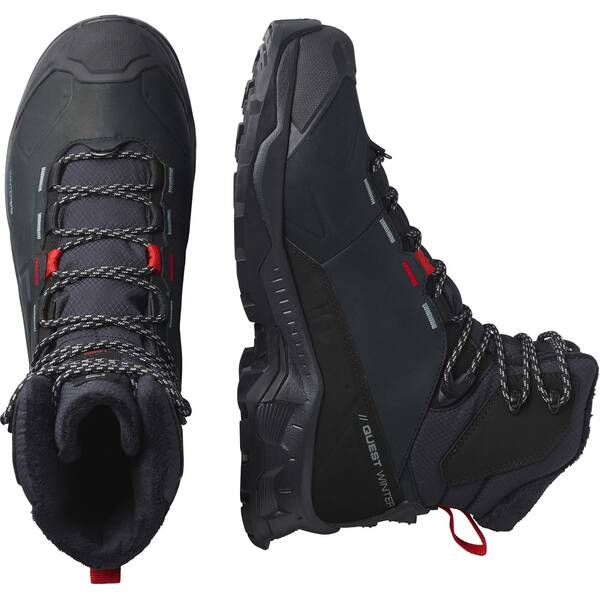 Thumbnail - SALOMON Herren Trekkingsandale SHOES QUEST WINTER TS CSWP Black/Goji B