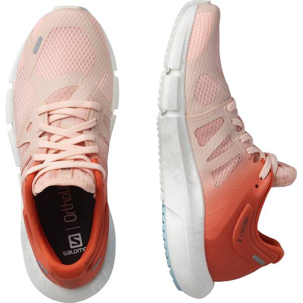 Thumbnail - SALOMON Damen Laufschuhe SHOES PREDICT2 W Peachy Keen/Mecca Orang