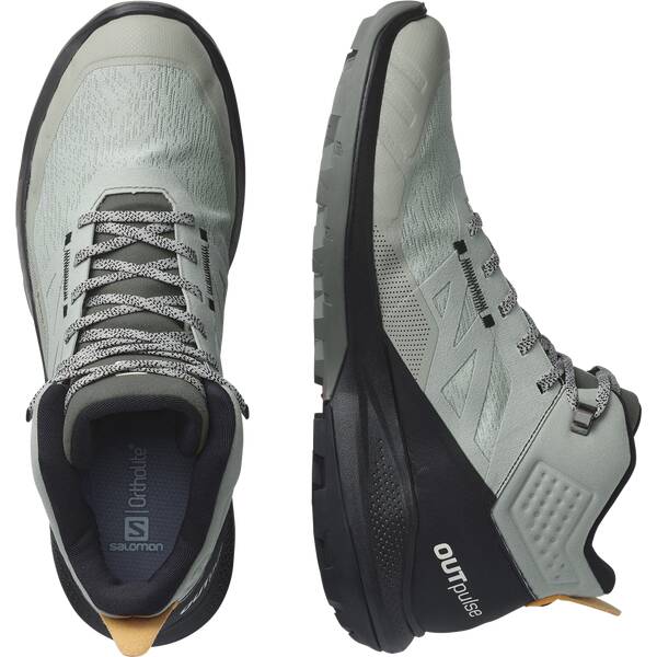 Thumbnail - SALOMON Herren Multifunktionsstiefel SHOES OUTpulse Mid GTX Wrought Iron/Blac