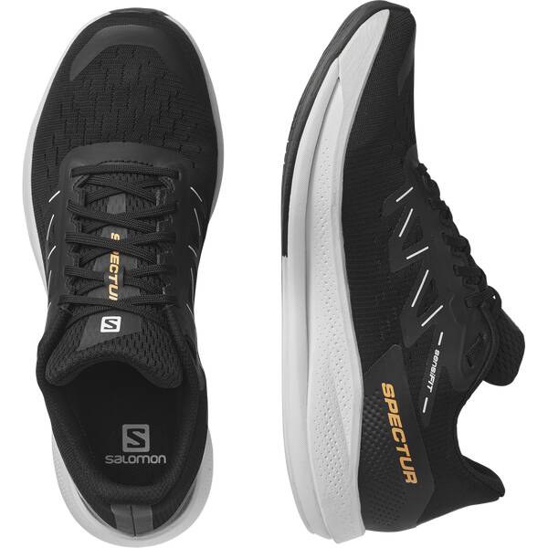 Thumbnail - SALOMON Herren Laufschuhe SHOES SPECTUR Black/White/Blazing Orange