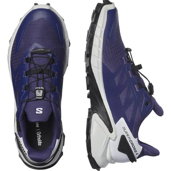 Thumbnail - SALOMON Damen Trailrunningschuhe SHOES SUPERCROSS 4 GTX W Astral Aura/Wht