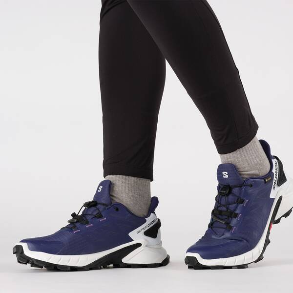 Thumbnail - SALOMON Damen Trailrunningschuhe SHOES SUPERCROSS 4 GTX W Astral Aura/Wht