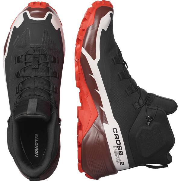 Thumbnail - SALOMON Herren Multifunktionsstiefel SHOES CROSS HIKE MID GTX 2 Black/Bitter