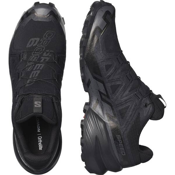 Thumbnail - SALOMON Herren Trailrunningschuhe SHOES SPEEDCROSS 6 GTX Black/Black/Phant