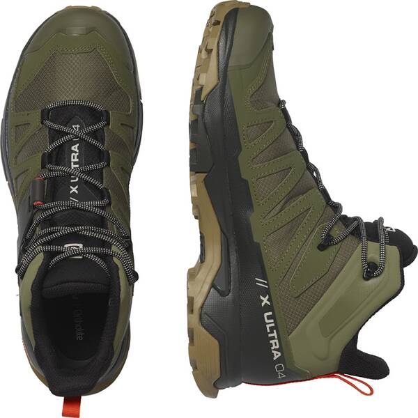 Thumbnail - SALOMON Herren Multifunktionsstiefel SHOES X ULTRA 4 MID GTX Deep Lichen Gree