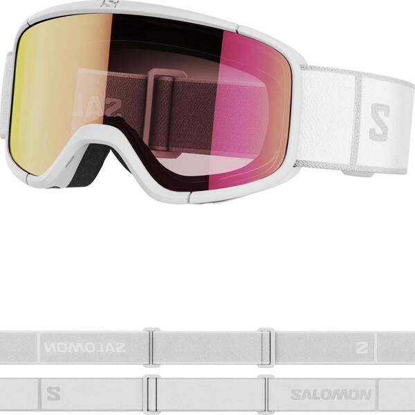 Thumbnail - SALOMON Herren Brille GOGGLES AKSIUM 2.0 S White/univ RUBY