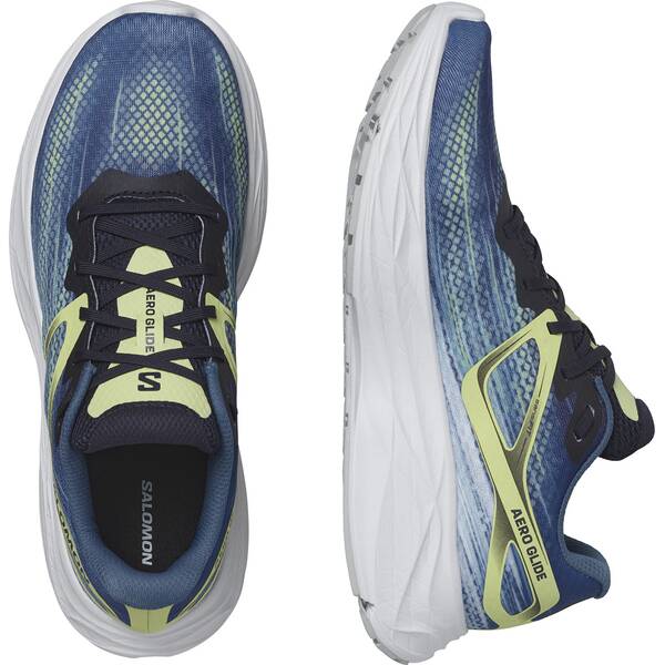 Thumbnail - SALOMON Herren Laufschuhe SHOES AERO GLIDE Blue Ashes/Dark Sapphir