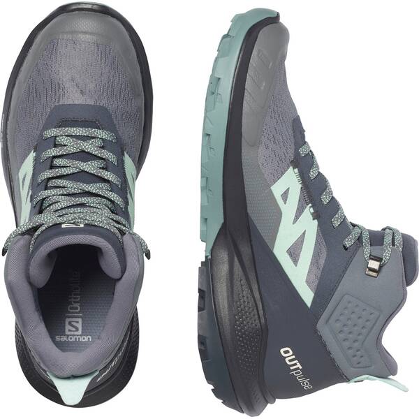 Thumbnail - SALOMON Damen Multifunktionsstiefel SHOES OUTpulse Mid GTX W Ebony/QuSh/Ebon
