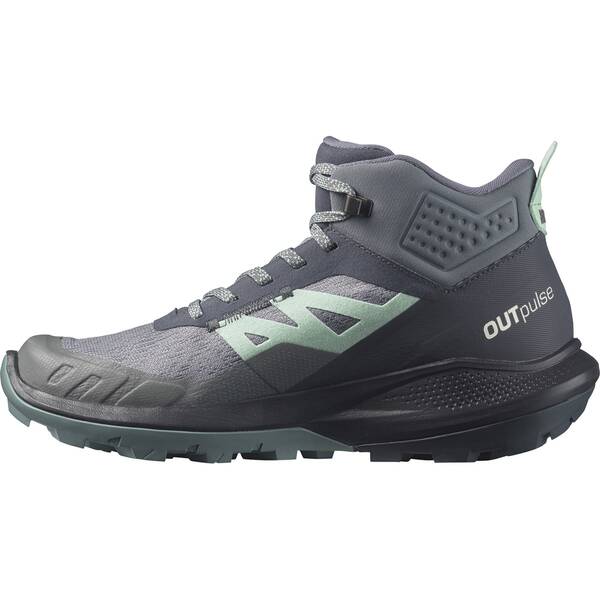 Thumbnail - SALOMON Damen Multifunktionsstiefel SHOES OUTpulse Mid GTX W Ebony/QuSh/Ebon