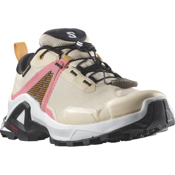 Thumbnail - SALOMON Kinder Trailrunningschuhe SHOES X RAISE GTX J Sun Kiss/Tea Rose/Bl