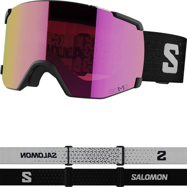 Thumbnail - SALOMON Herren Brille GOGGLES S/VIEW SIGMA BLACK/Univ PR