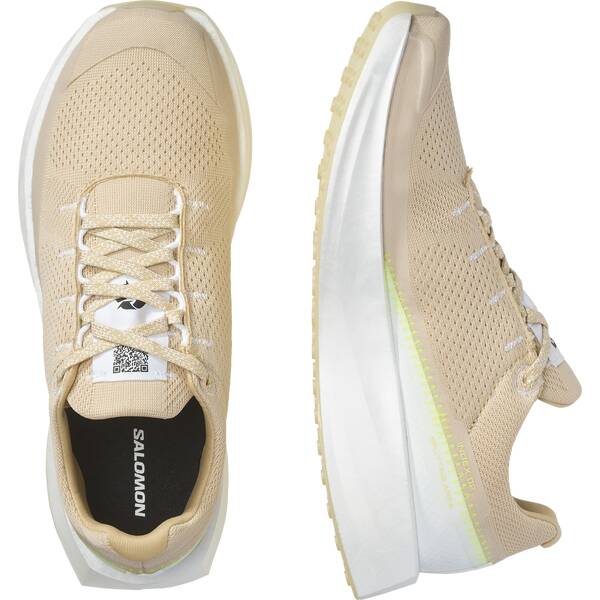 Thumbnail - SALOMON Damen Laufschuhe SHOES INDEX 02 W White/Hazelnut/Yellow