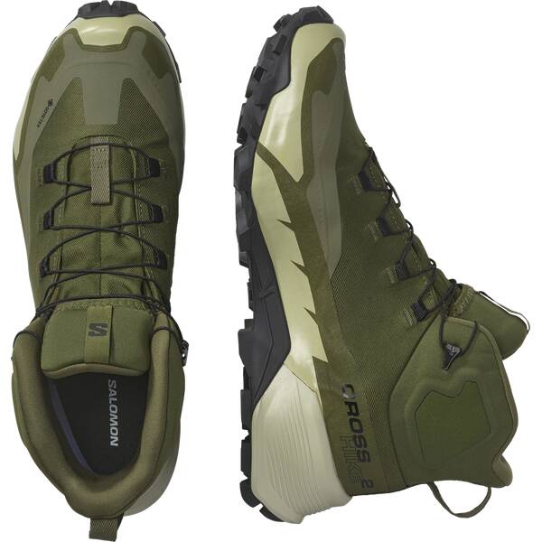 Thumbnail - SALOMON Herren Multifunktionsstiefel SHOES CROSS HIKE MID GTX 2 OlvNig/Moss G