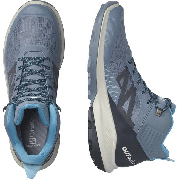 Thumbnail - SALOMON Herren Multifunktionsstiefel SHOES OUTpulse Mid GTX China Blue/Carbon