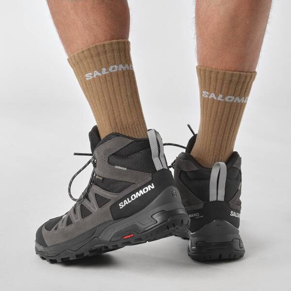 Thumbnail - SALOMON Herren Multifunktionsstiefel SHOES X WARD LEATHER MID GTX Phantm/Blac