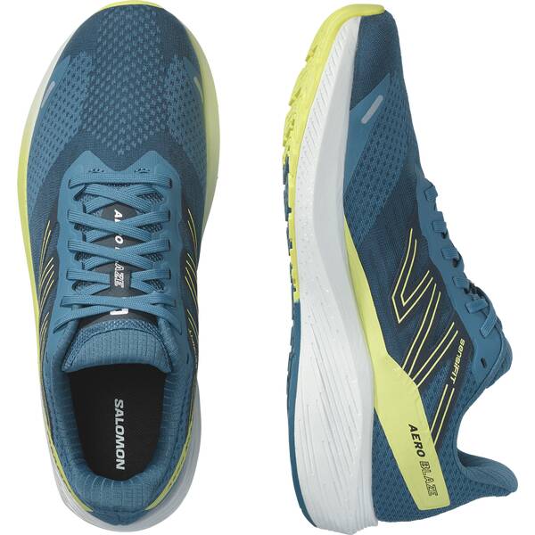 Thumbnail - SALOMON Herren Laufschuhe SHOES AERO BLAZE WIDE Blue Ashes/Sun Lm