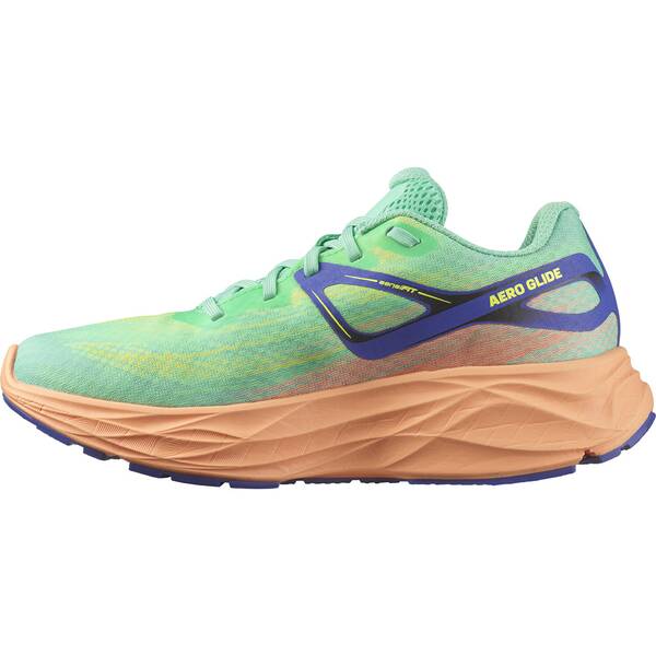 Thumbnail - SALOMON Damen Laufschuhe SHOES AERO GLIDE W Ckatoo/Cntlup/Surf W