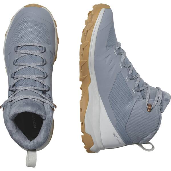 Thumbnail - SALOMON Damen Trekkinghalbschuhe SHOES OUTsnap CSWP W Flint/Prlblu/Gum3