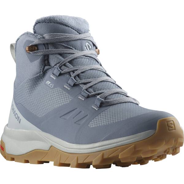 Thumbnail - SALOMON Damen Trekkinghalbschuhe SHOES OUTsnap CSWP W Flint/Prlblu/Gum3
