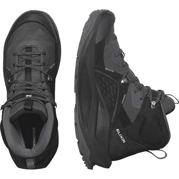 Thumbnail - SALOMON Herren Multifunktionsstiefel SHOES ELIXIR MID GTX Black/Magnet/QuSh