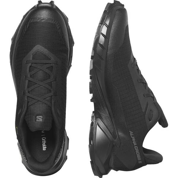 Thumbnail - SALOMON Herren Trailrunningschuhe SHOES ALPHACROSS 5 GTX Black/Black/Ebony