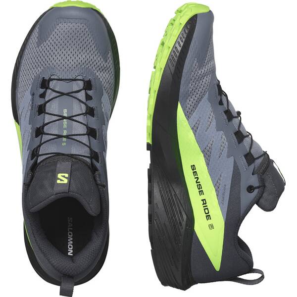 Thumbnail - SALOMON Herren Trailrunningschuhe SHOES SENSE RIDE 5 GTX Flint/Black/Grgec