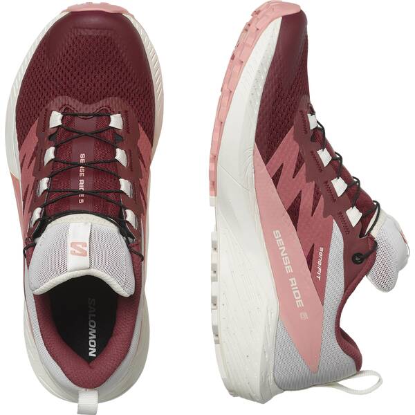 Thumbnail - SALOMON Damen Trailrunningschuhe SHOES SENSE RIDE 5 GTX W Syrah/Vanila/Pe