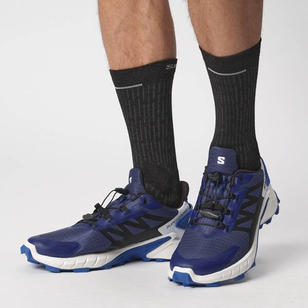 Thumbnail - SALOMON Herren Trailrunningschuhe SHOES SUPERCROSS 4 Bluepr/Black/Lapis