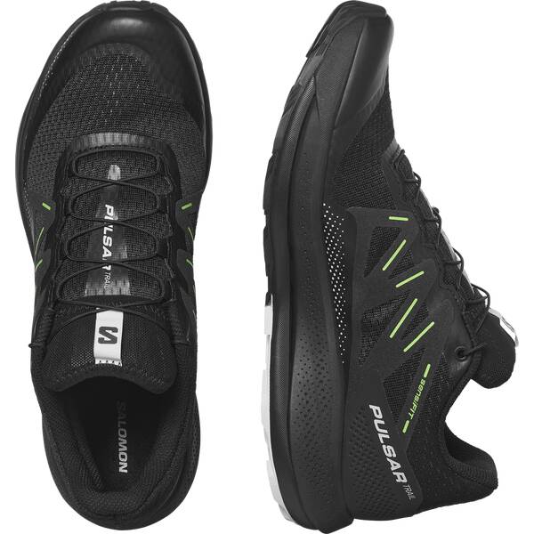 Thumbnail - SALOMON Herren Trailrunningschuhe SHOES PULSAR TRAIL Black/Black/Grgeck