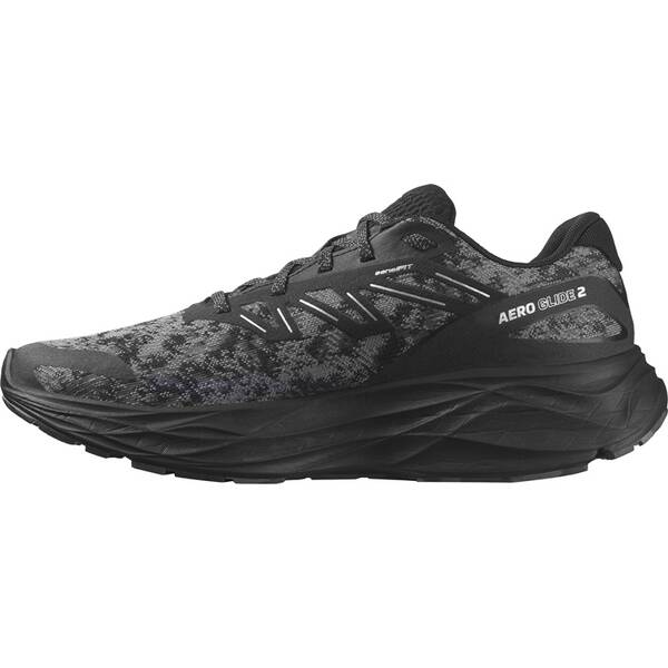 Thumbnail - SALOMON Herren Laufschuhe SHOES AERO GLIDE 2 Black/Phantom/Ghost