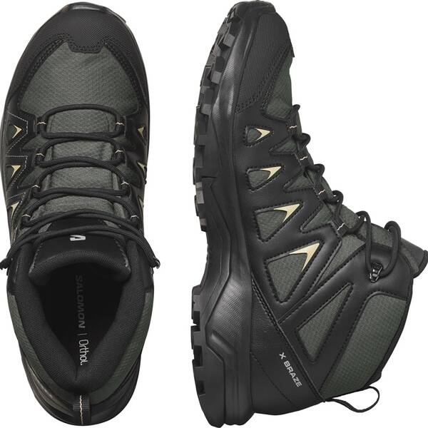 Thumbnail - SALOMON Herren Multifunktionsstiefel SHOES X BRAZE MID GTX Ubnchi/Black/Slagr