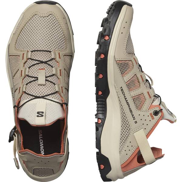 Thumbnail - SALOMON Damen Trekkingsandale SHOES TECHAMPHIBIAN 5 W Whpep/Blsand/Liv