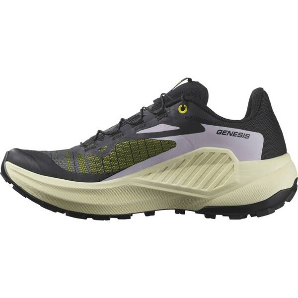 Thumbnail - SALOMON Damen Trailrunningschuhe SHOES GENESIS W Black/Sulphr/Opetal