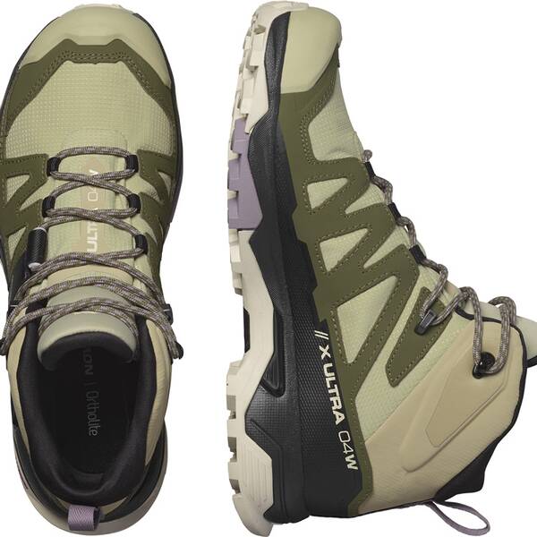 Thumbnail - SALOMON Damen Multifunktionsstiefel SHOES X ULTRA 4 MID GTX W Alfalf/Dlicgr