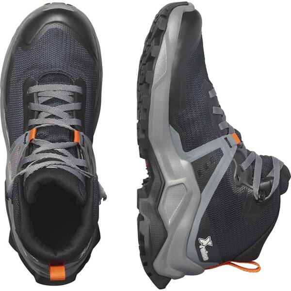 Thumbnail - SALOMON Kinder Multifunktionsstiefel SHOES X RAISE MID GTX J Black/QuSh/Drfir