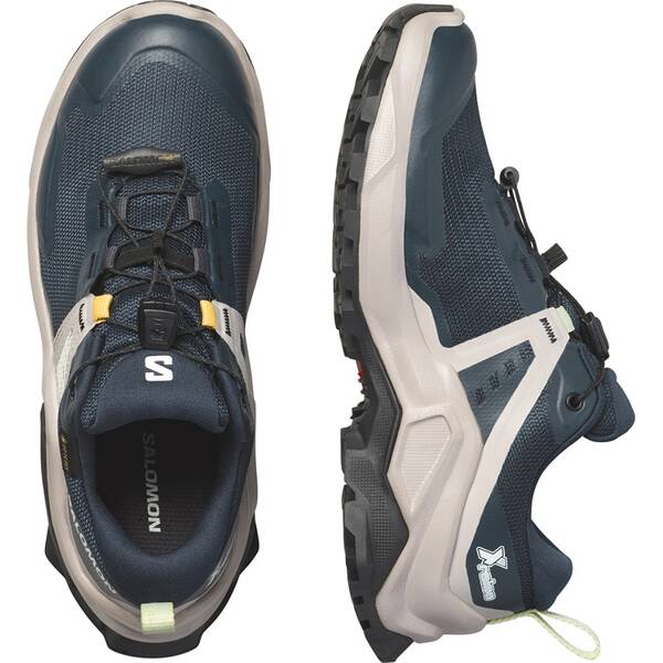 Thumbnail - SALOMON Kinder Trekkinghalbschuhe SHOES X RAISE GTX J Carbon/Asrose/Claqua