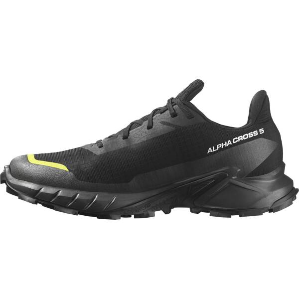 Thumbnail - SALOMON Herren Trailrunningschuhe SHOES ALPHACROSS 5 GTX Black/Peat/Sulphr