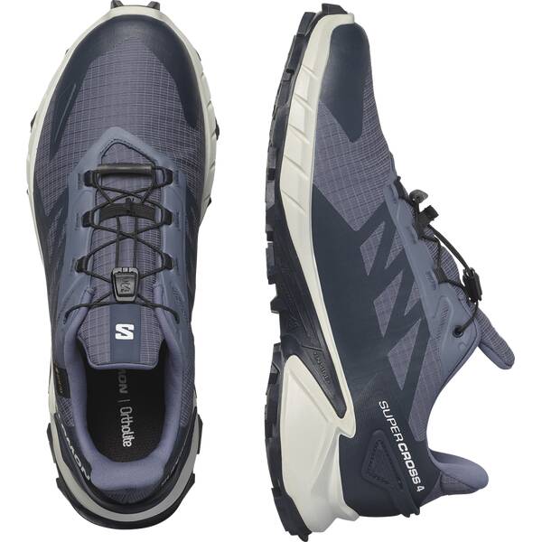 Thumbnail - SALOMON Herren Trailrunningschuhe SHOES SUPERCROSS 4 GTX Grisai/Wht/Carbon