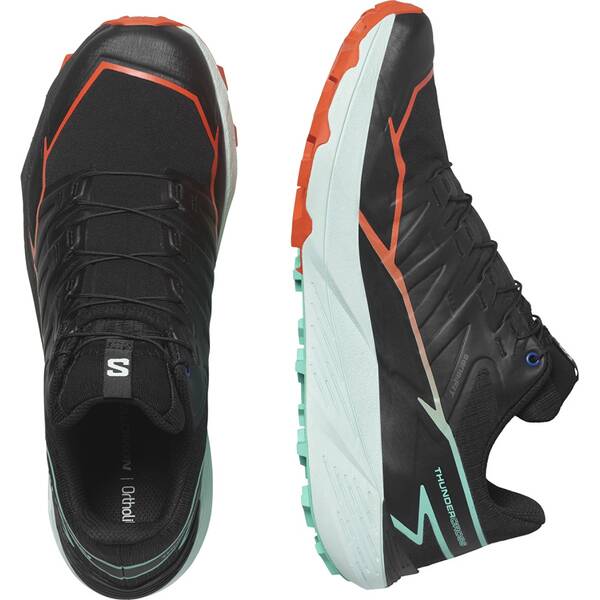 Thumbnail - SALOMON Herren Trailrunningschuhe SHOES THUNDERCROSS Black/Chert/Electg