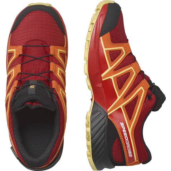 Thumbnail - SALOMON Kinder Multifunktionsschuhe SHOES SPEEDCROSS WP J Red D/Redora/Sh Gr