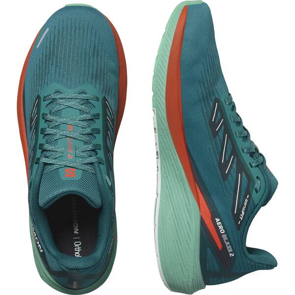 Thumbnail - SALOMON Herren Laufschuhe SHOES AERO BLAZE 2 Lake/Chert/Electg