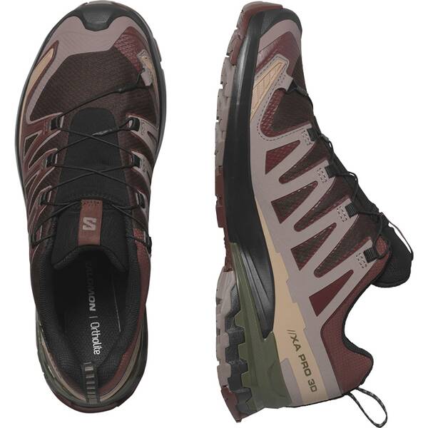 Thumbnail - SALOMON Herren Trailrunningschuhe SHOES XA PRO 3D V9 GTX Blkcof/Rum Ra/Olv