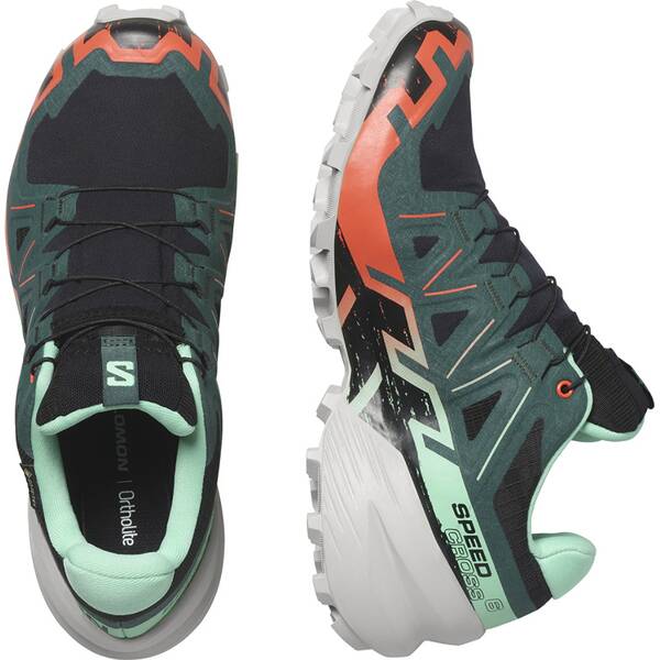 Thumbnail - SALOMON Damen Trailrunningschuhe SHOES SPEEDCROSS 6 GTX W Black/Electg/Ch