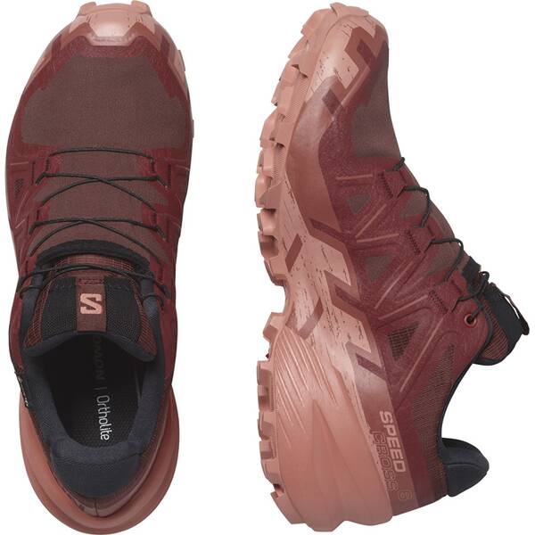 Thumbnail - SALOMON Damen Trailrunningschuhe SHOES SPEEDCROSS 6 GTX W Rum Ra/Barn R/C