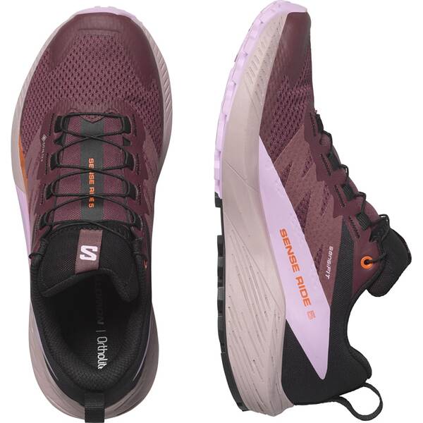 Thumbnail - SALOMON Damen Trailrunningschuhe SHOES SENSE RIDE 5 GTX W Catawg/Orchib/C