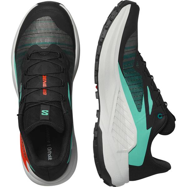 Thumbnail - SALOMON Herren Trailrunningschuhe SHOES GENESIS Black/Electric Green/Chert