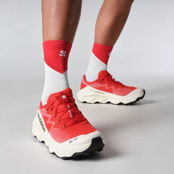 Thumbnail - SALOMON Herren Trailrunningschuhe SHOES S/LAB ULTRA GLIDE Fird/Pomred/Vani