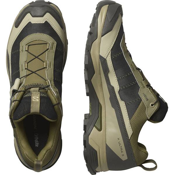 Thumbnail - SALOMON Herren Multifunktionsschuhe SHOES X ULTRA 5 GTX Martini Olive/Gray G