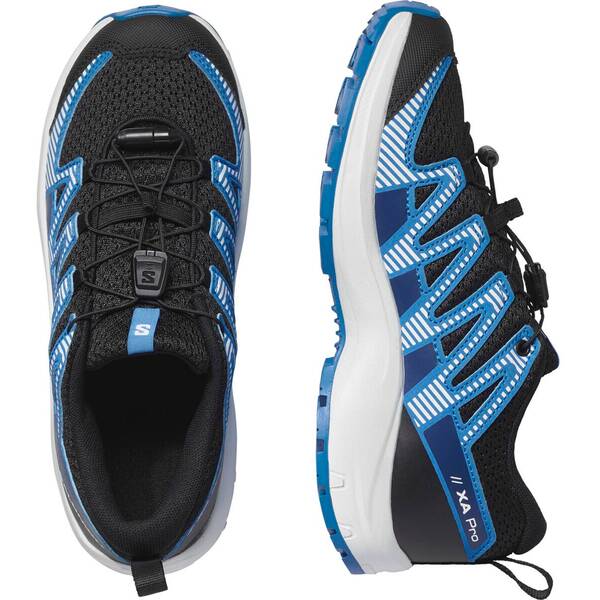 Thumbnail - SALOMON Kinder Trekkinghalbschuhe SHOES XA PRO V8 J Black/White/Frnchb